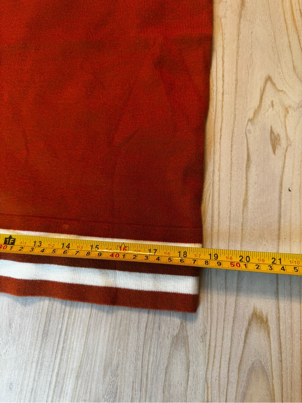 University of Texas Ruffle Sleeve Knit Tank - Rust - Picture 7 of 9